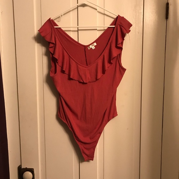 Ruffle Top Bodysuit - Picture 1 of 1